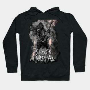 Black metal Hoodie